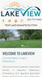 Mobile Screenshot of lakeviewapartmenthomes.com