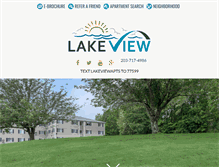Tablet Screenshot of lakeviewapartmenthomes.com